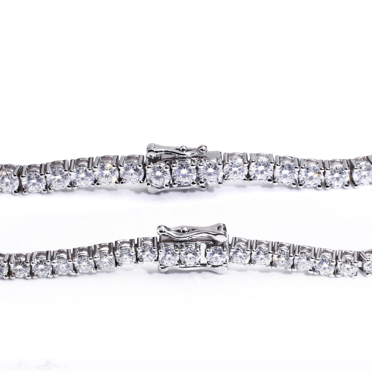 Bowelle tennishalsband med moissanite i silver