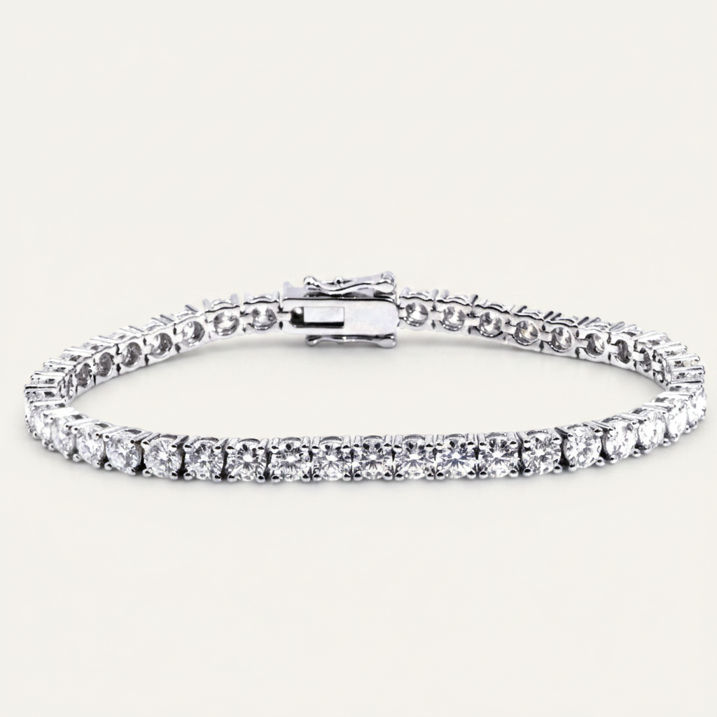Gloria tennisarmband med moissanite från LunNoire
