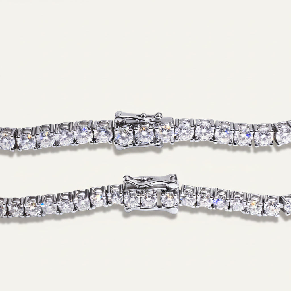 Gloria tennisarmband med moissanite från LunNoire